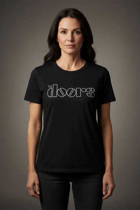 The Doors classic vintage logo black band t-shirt