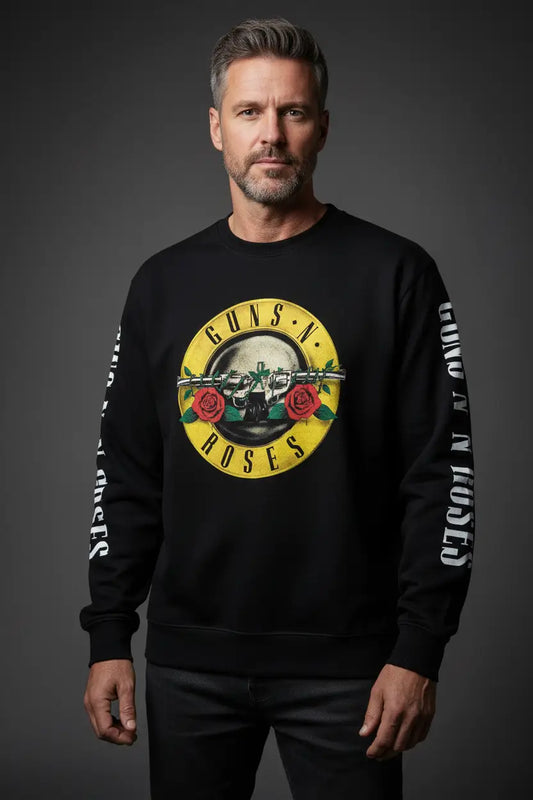 Guns N Roses vintage logo black sweatshirt