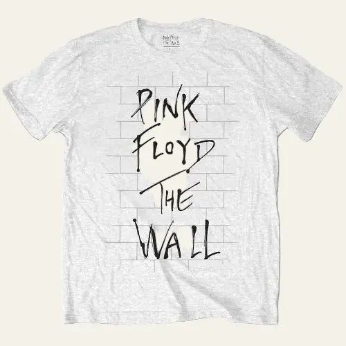 Pink Floyd The Wall vintage white logo band t-shirt