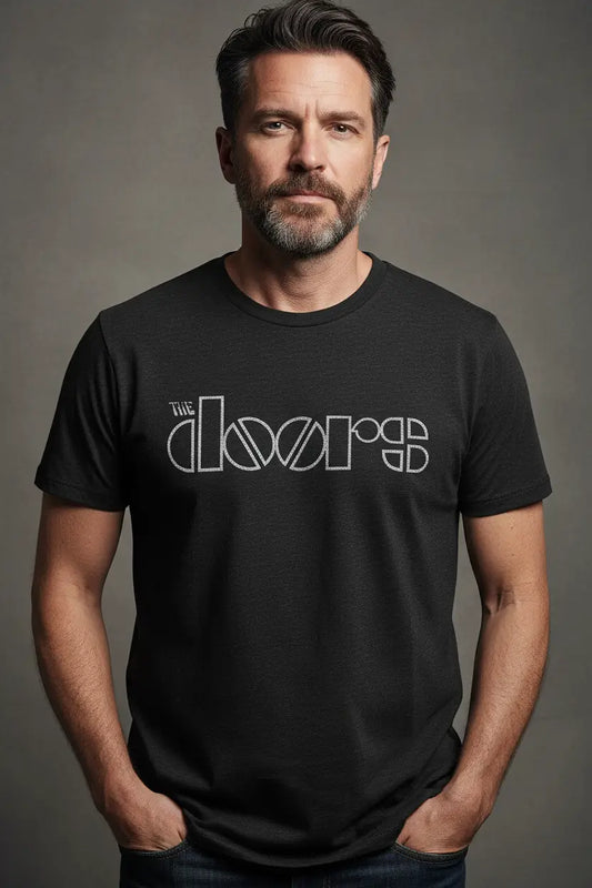 The Doors classic vintage logo black band t-shirt