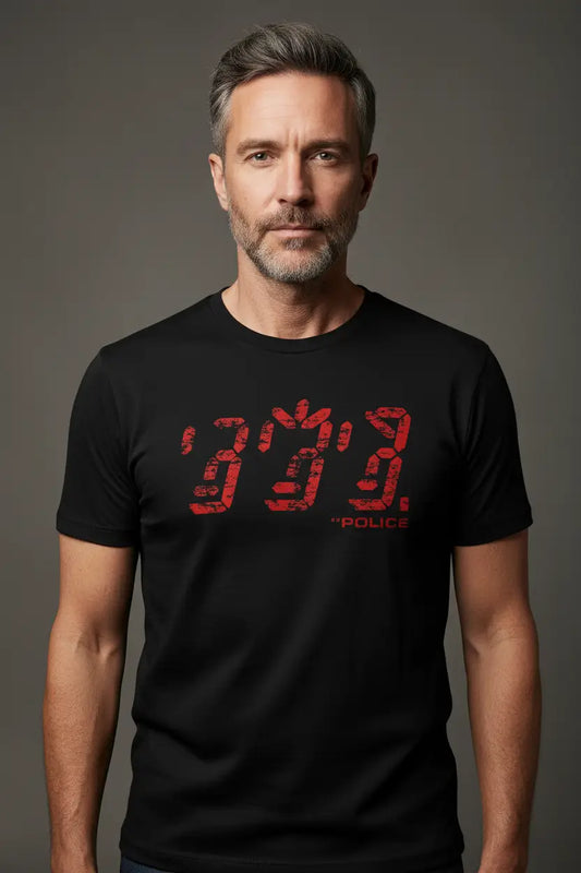 The Police vintage ghost logo black band t-shirt