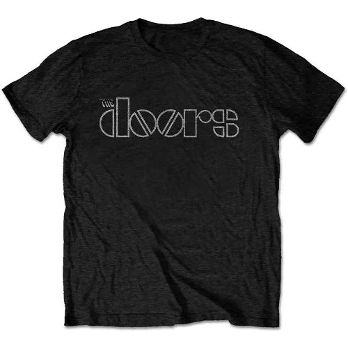 The Doors T-Shirt Black - Unisex Logo Tee - LaserLoom