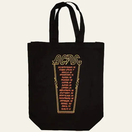 AC/DC High Voltage vintage album cover cotton tote bag